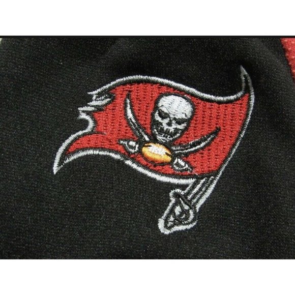 NWT NFL Tampa Bay Buccaneers Colored Palm Utility Gloves Black w/ Red Palm FOCO - Picture 2 of 3